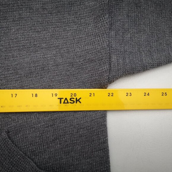 Cocogio Made in Italy Grey Ladies Size Medium Merino Wool Blend Cardigan - Picture 7 of 9